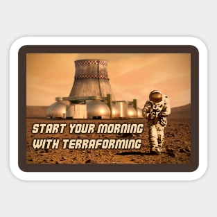 Mars Terraforming Sticker